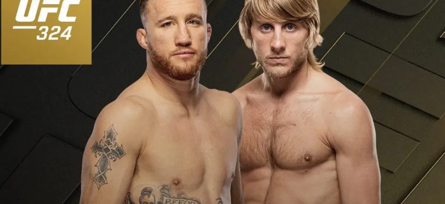 UFC 324 Justin Gaethje Paddy Pimblett