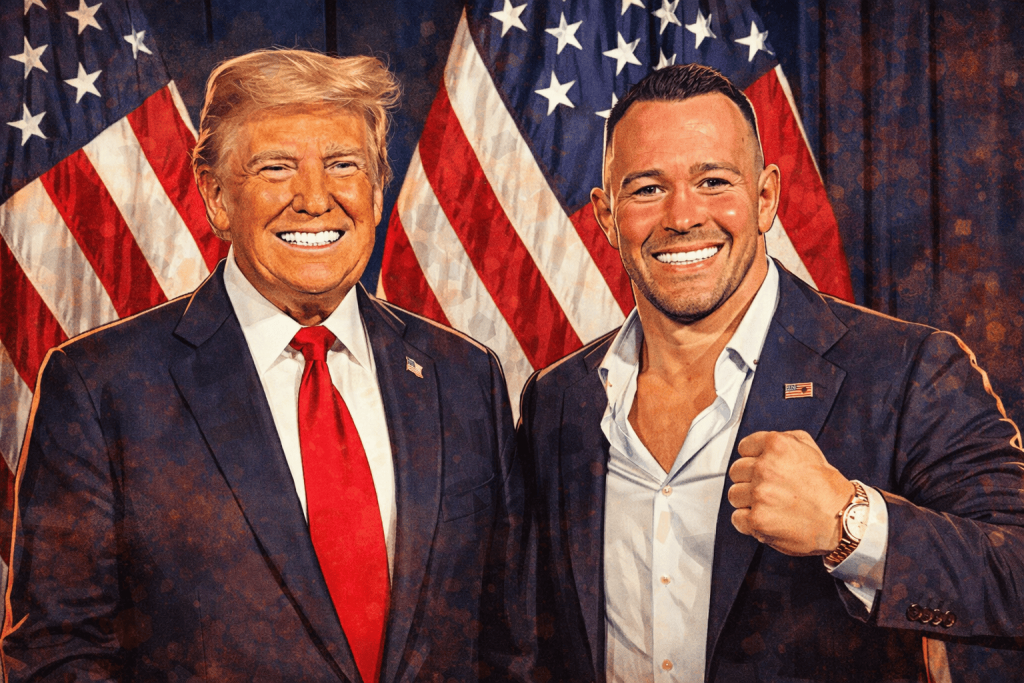 Colby Covington y Donald Trump
