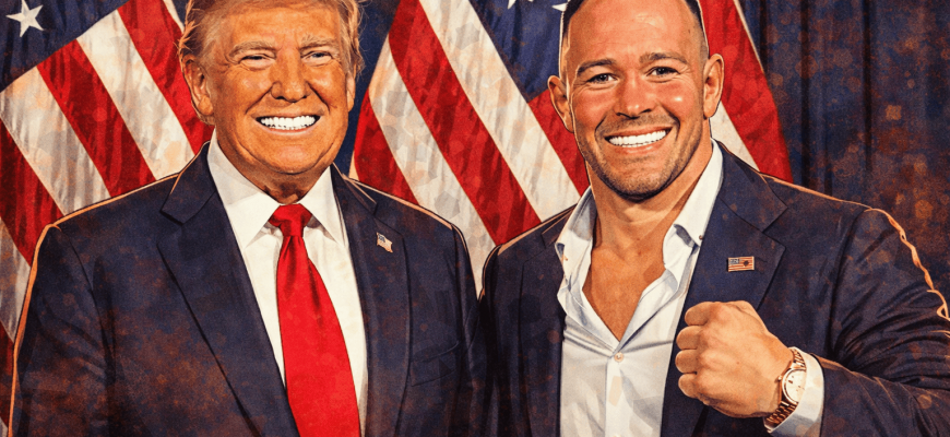 Colby Covington y Donald Trump