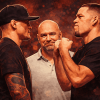 Dustin Poirier y Nate Díaz