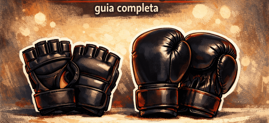 Guantes de MMA y boxeo
