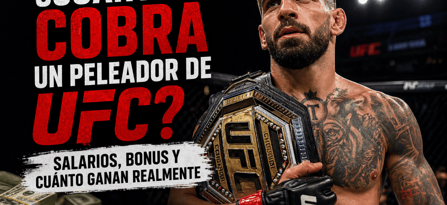 Cuánto cobra un peleador de UFC en 2026