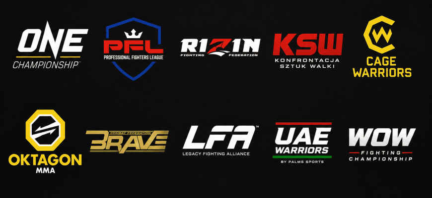 Las empresas de MMA más importantes fuera de UFC
