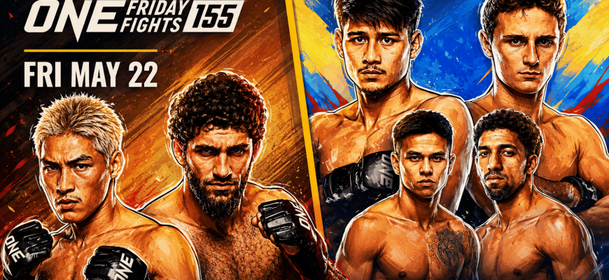 ONE Friday Fights 155 HOY | Cartelera, horarios y dónde ver
