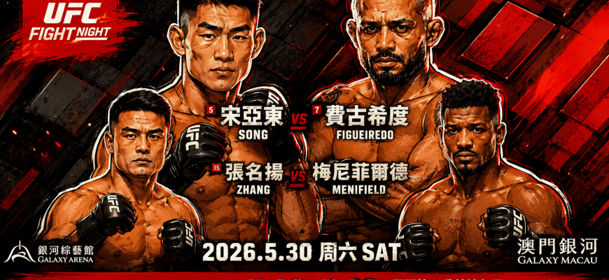 Predicciones UFC Macau: Song vs. Figueiredo