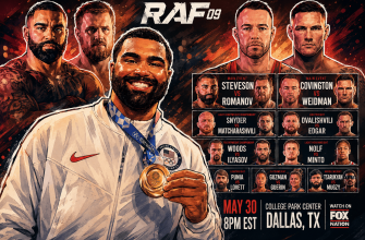 ¿Qué está en juego en RAF 09? Las claves para Steveson, Tsarukyan y las estrellas de UFC
