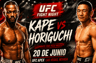 Predicciones UFC Fight Night: Kape vs. Horiguchi