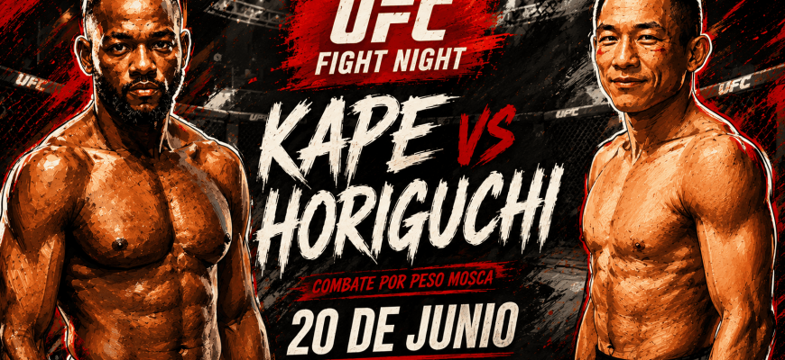 Predicciones UFC Fight Night: Kape vs. Horiguchi