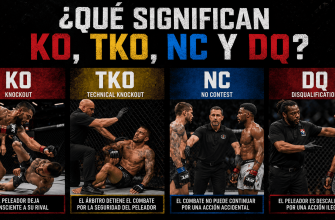 ¿Qué significa KO, NC, DQ… en MMA? Guía completa de términos