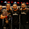 Usman Nurmagomedov con Khabib Nurmagomedov