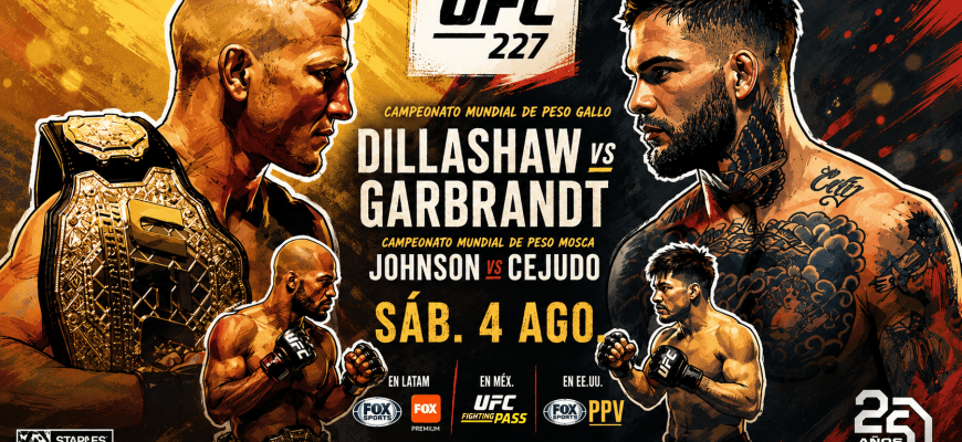 Cejudo campeón de UFC y Dillashaw vs. Garbrandt 2 