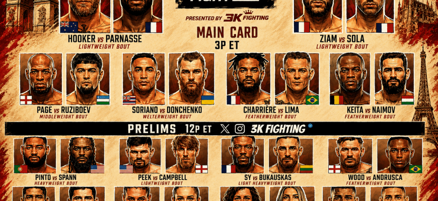 Predicciones de UFC París: Hooker vs. Parnasse