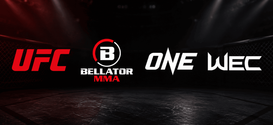 UFC, Bellator, ONE y WEC