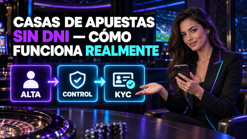 Casas de apuestas sin DNI — cómo funciona realmente