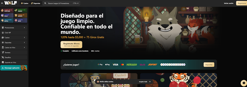 Wolf.io — freebet y KYC posible en las retiradas